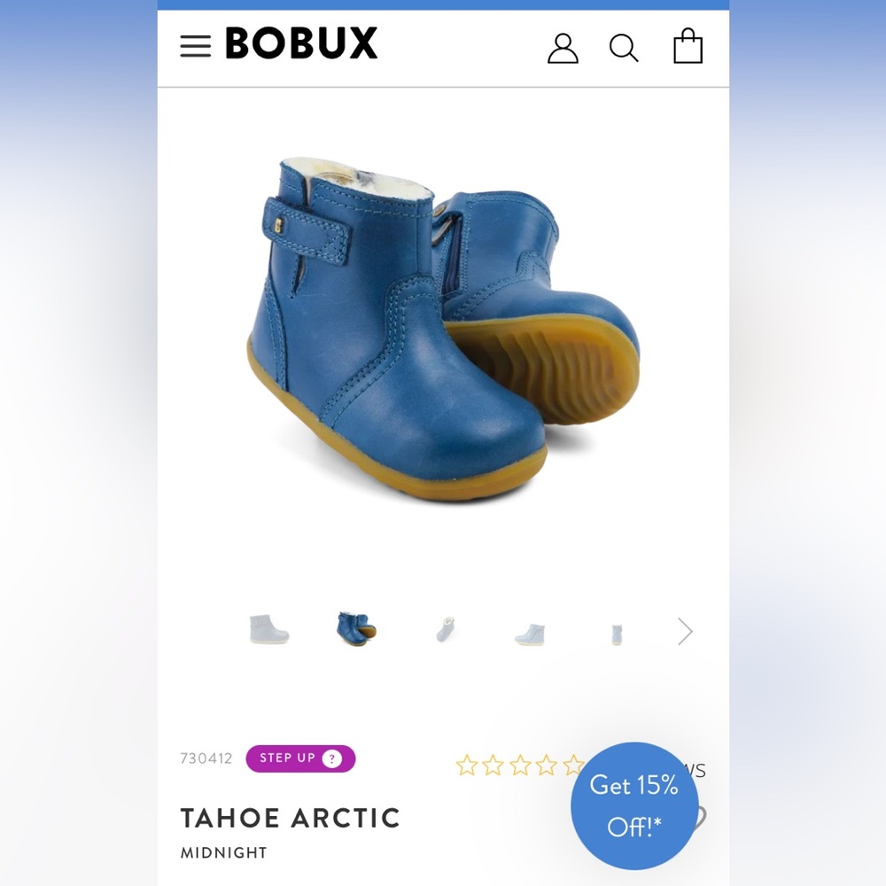 Bobux Tahoe Arctic toddler boots